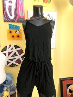 Black Cami Romper